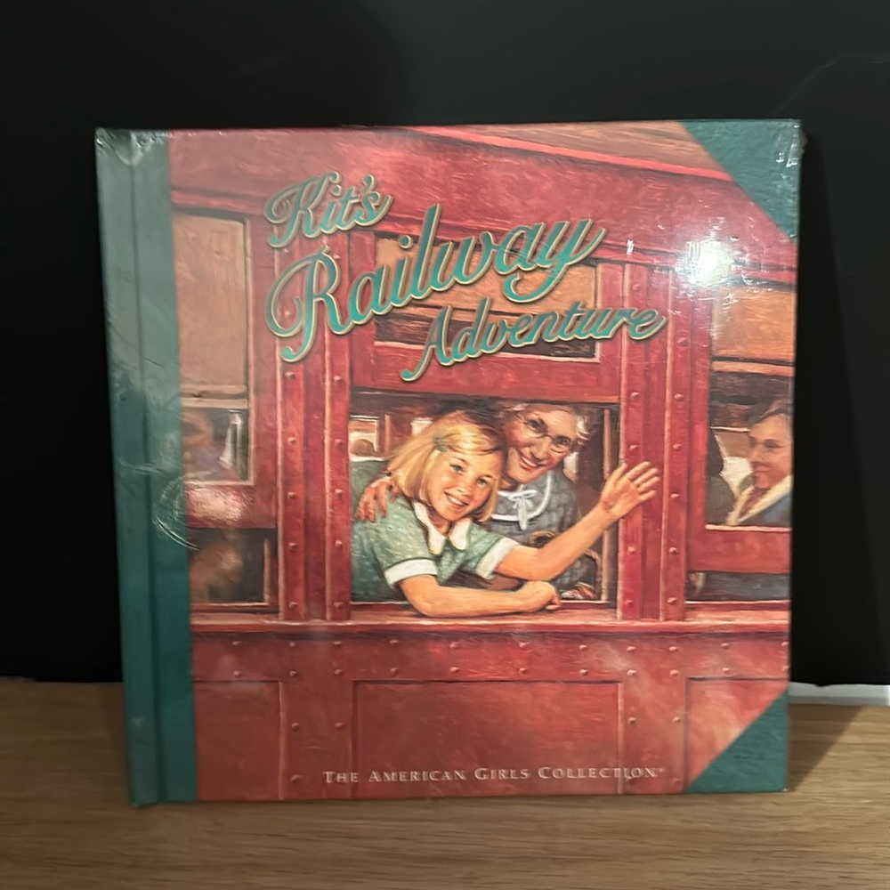 NWT American Girl Kit Kittredge train book